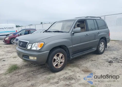 2000 Lexus Lx 470 из США, поврежденный, VIN JT6HT00W1Y0099431